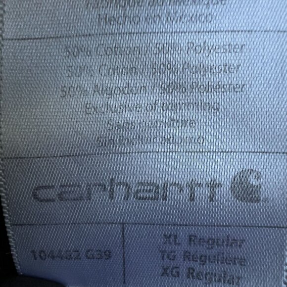 Carhartt Mens XL Original Fit Logo Speelout Hoodie Sweatshirt Skater Streetwear - Picture 10 of 11